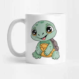 Cute happy baby turtle Mug